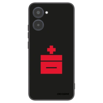 Picasee Realme 10 4G Hülle - Schwarzes Silikon - Le Plastenciaga