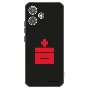 Picasee Xiaomi Redmi 12 5G Hülle - Schwarzes Silikon - Le Plastenciaga