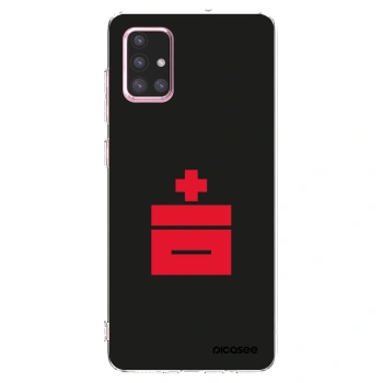 Picasee Samsung Galaxy A71 A715F Hülle - Transparentes Silikon - Le Plastenciaga