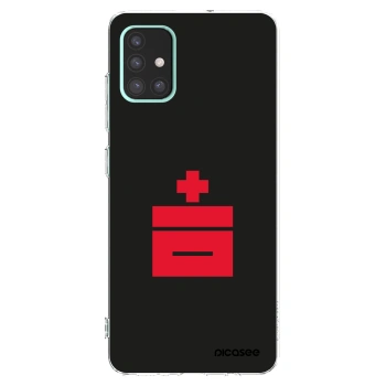 Picasee Samsung Galaxy A51 A515F Hülle - Transparentes Silikon - Le Plastenciaga