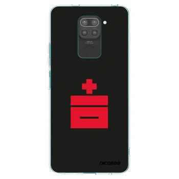 Picasee Xiaomi Redmi Note 9 Hülle - Schwarzes Silikon - Le Plastenciaga