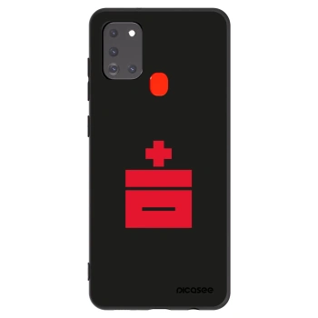 Picasee Samsung Galaxy A21s Hülle - Schwarzes Silikon - Le Plastenciaga