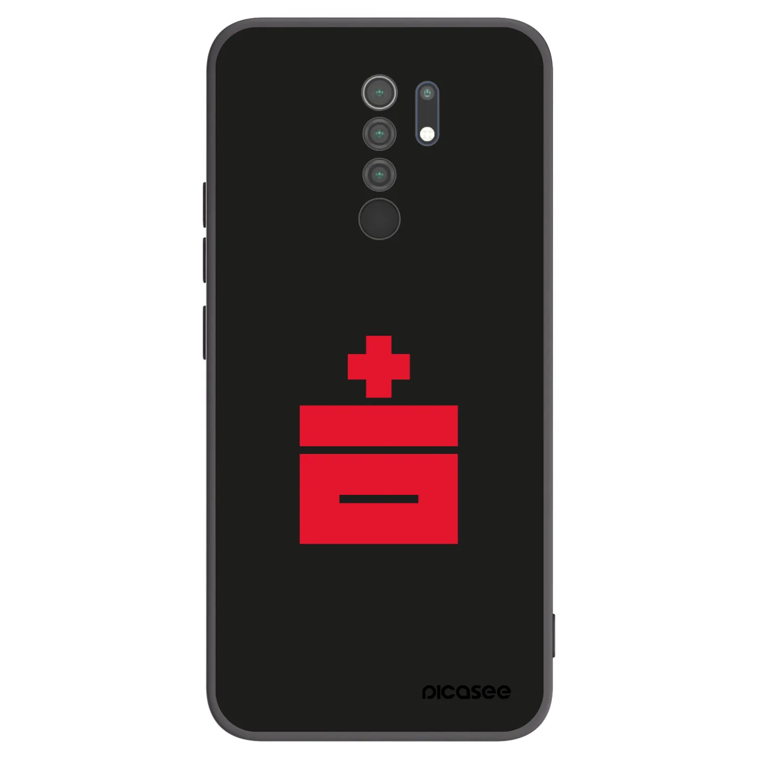 Picasee Xiaomi Redmi 9 Hülle - Schwarzes Silikon - Le Plastenciaga