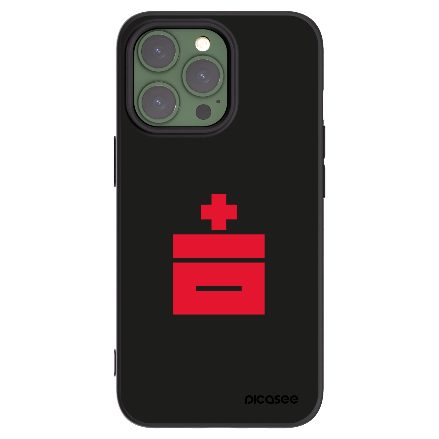 Picasee Apple iPhone 13 Pro Hülle - Schwarzes Silikon - Le Plastenciaga
