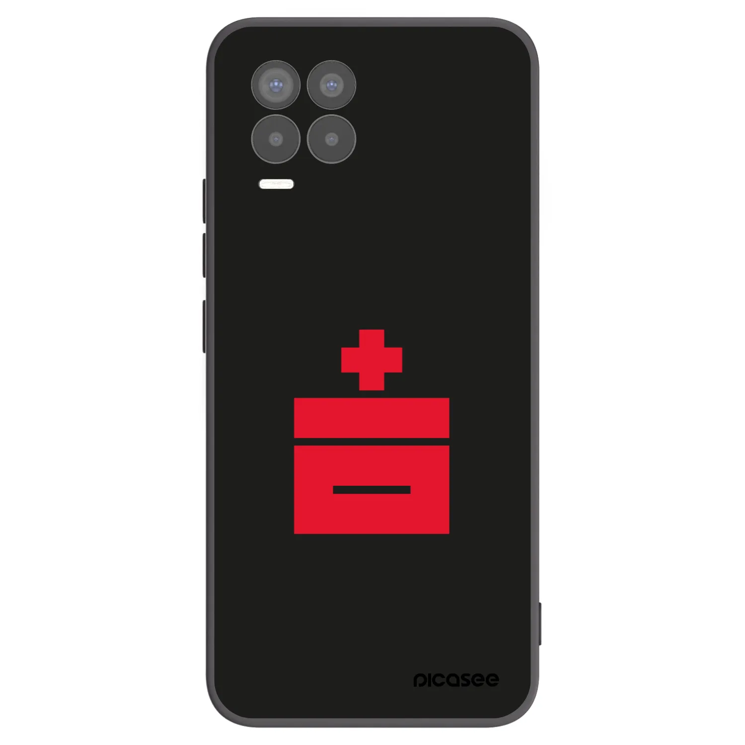 Picasee Realme 8 Pro Hülle - Schwarzes Silikon - Le Plastenciaga