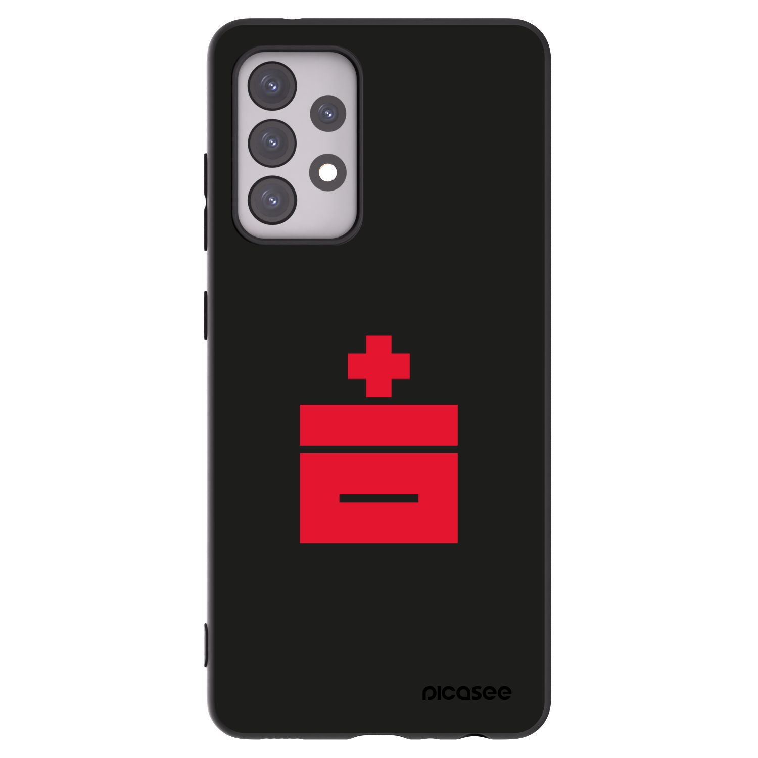 Picasee Samsung Galaxy A52s 5G A528B Hülle - Schwarzes Silikon - Le Plastenciaga