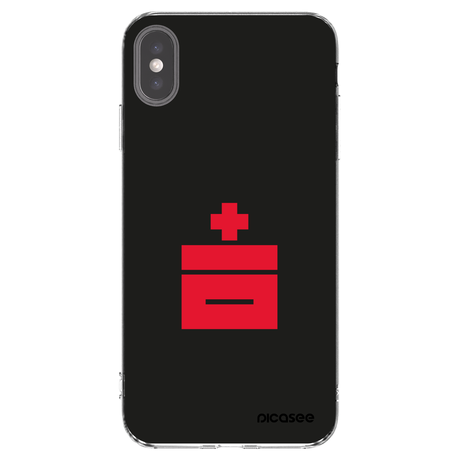 Picasee Apple iPhone XS Max Hülle - Transparentes Silikon - Le Plastenciaga