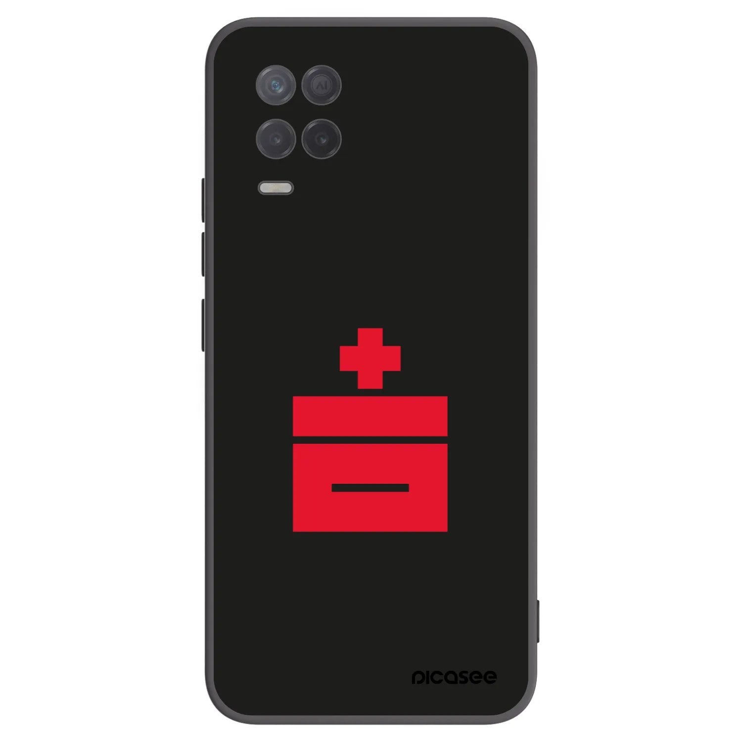 Picasee Realme 8 5G Hülle - Schwarzes Silikon - Le Plastenciaga
