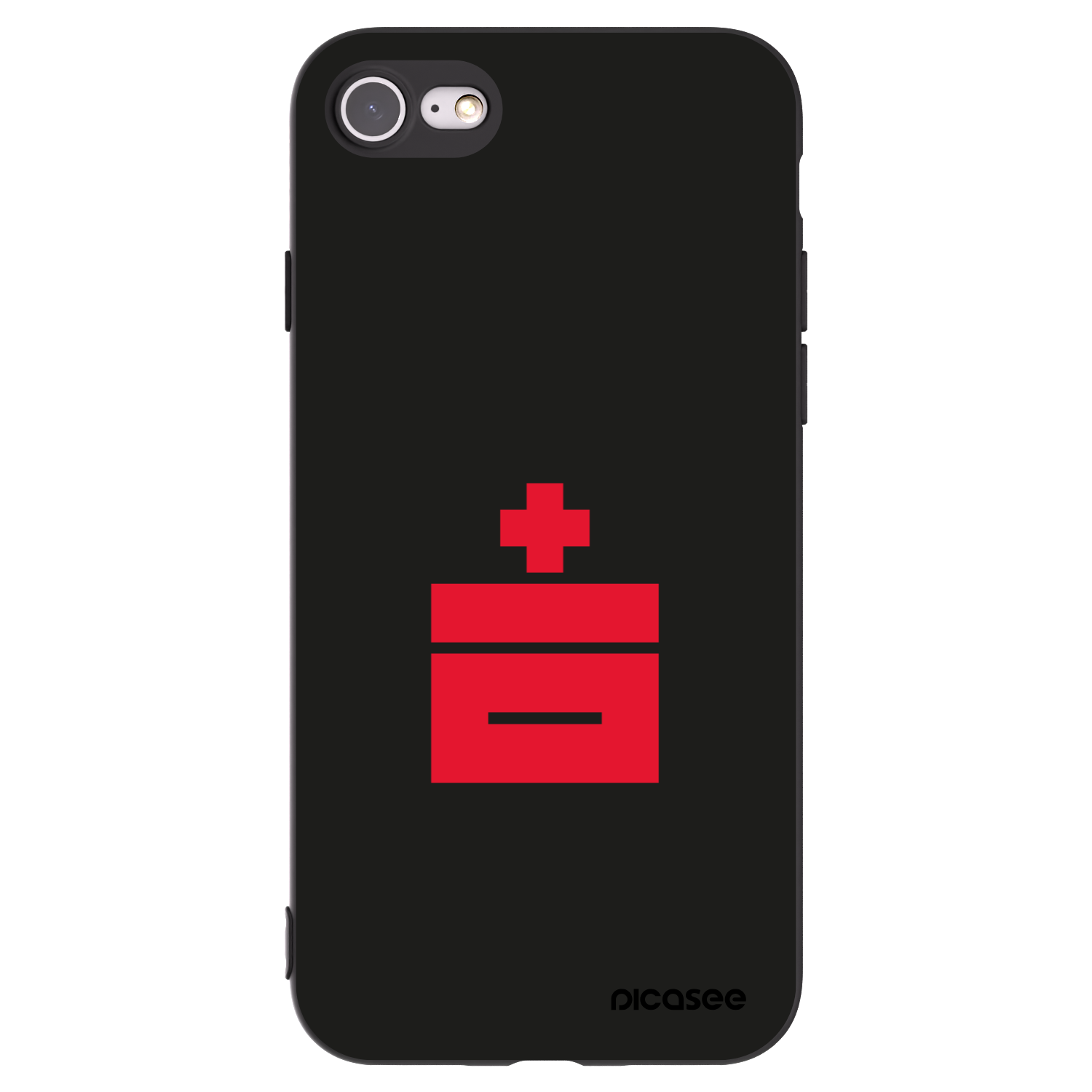 Picasee Apple iPhone SE 2022 Hülle - Schwarzes Silikon - Le Plastenciaga