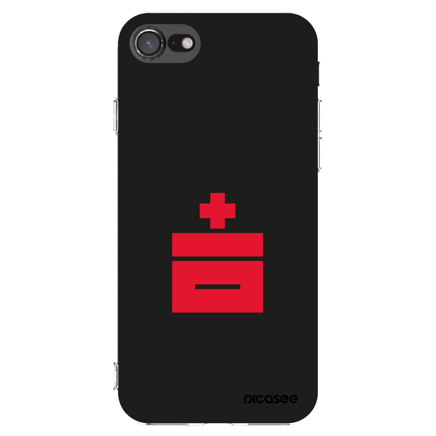 Picasee Apple iPhone SE 2022 Hülle - Transparentes Silikon - Le Plastenciaga