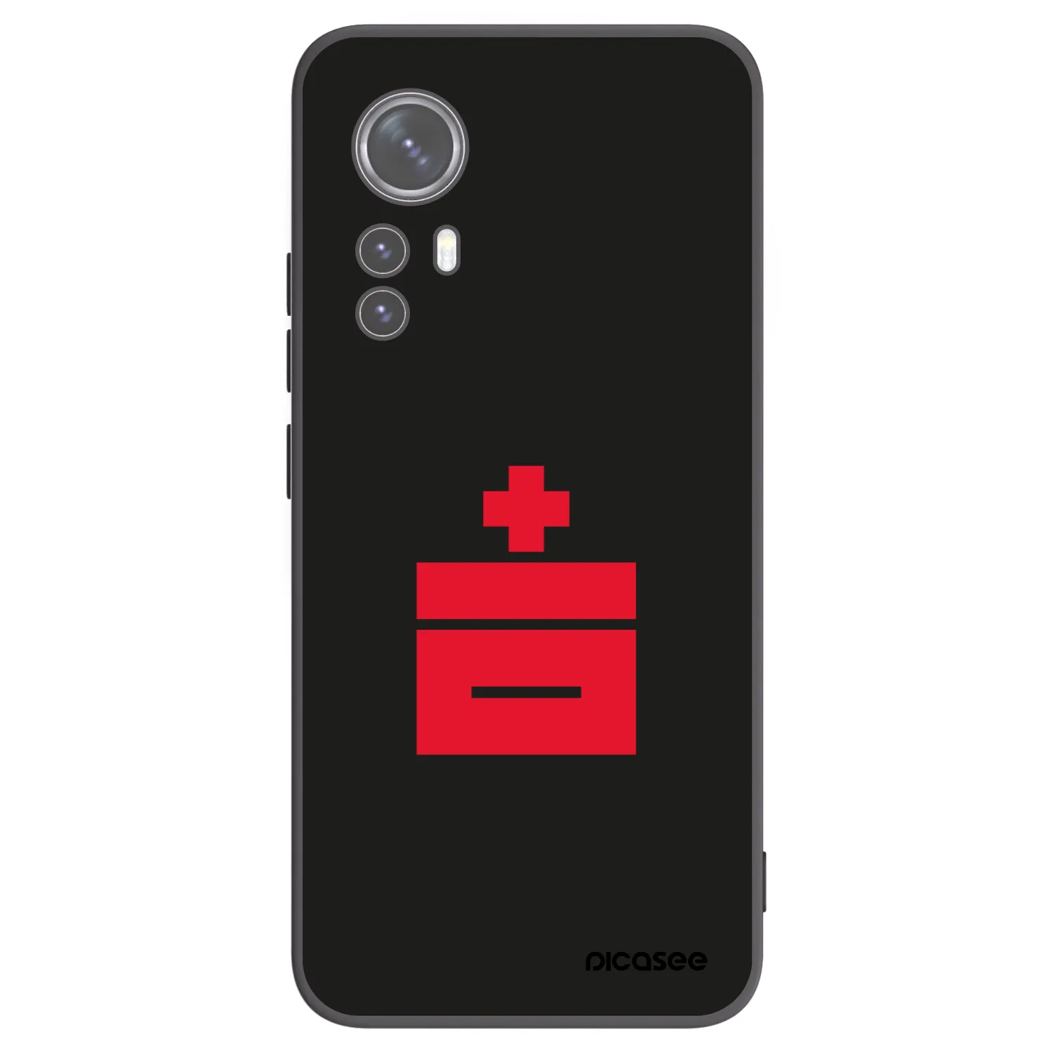 Picasee Xiaomi 12 Hülle - Schwarzes Silikon - Le Plastenciaga