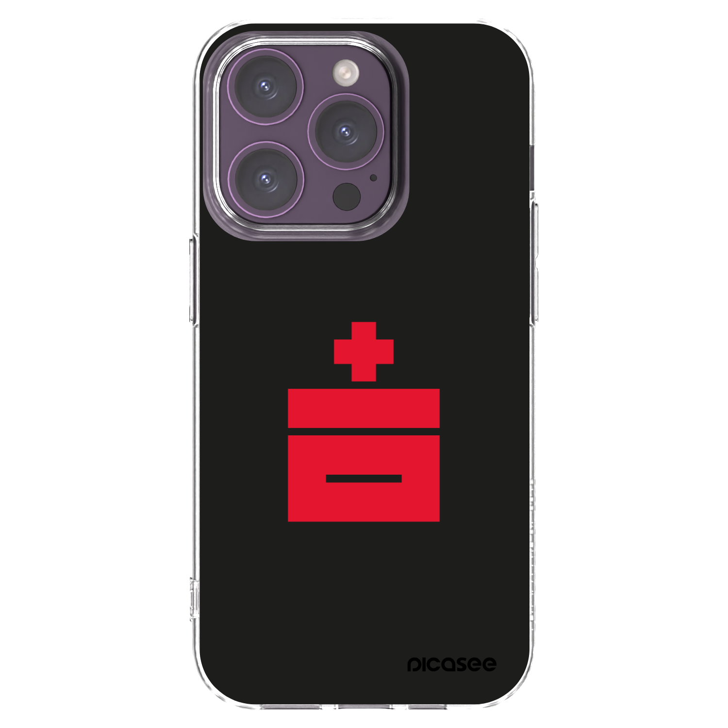 Picasee Apple iPhone 14 Pro Hülle - Transparentes Silikon - Le Plastenciaga