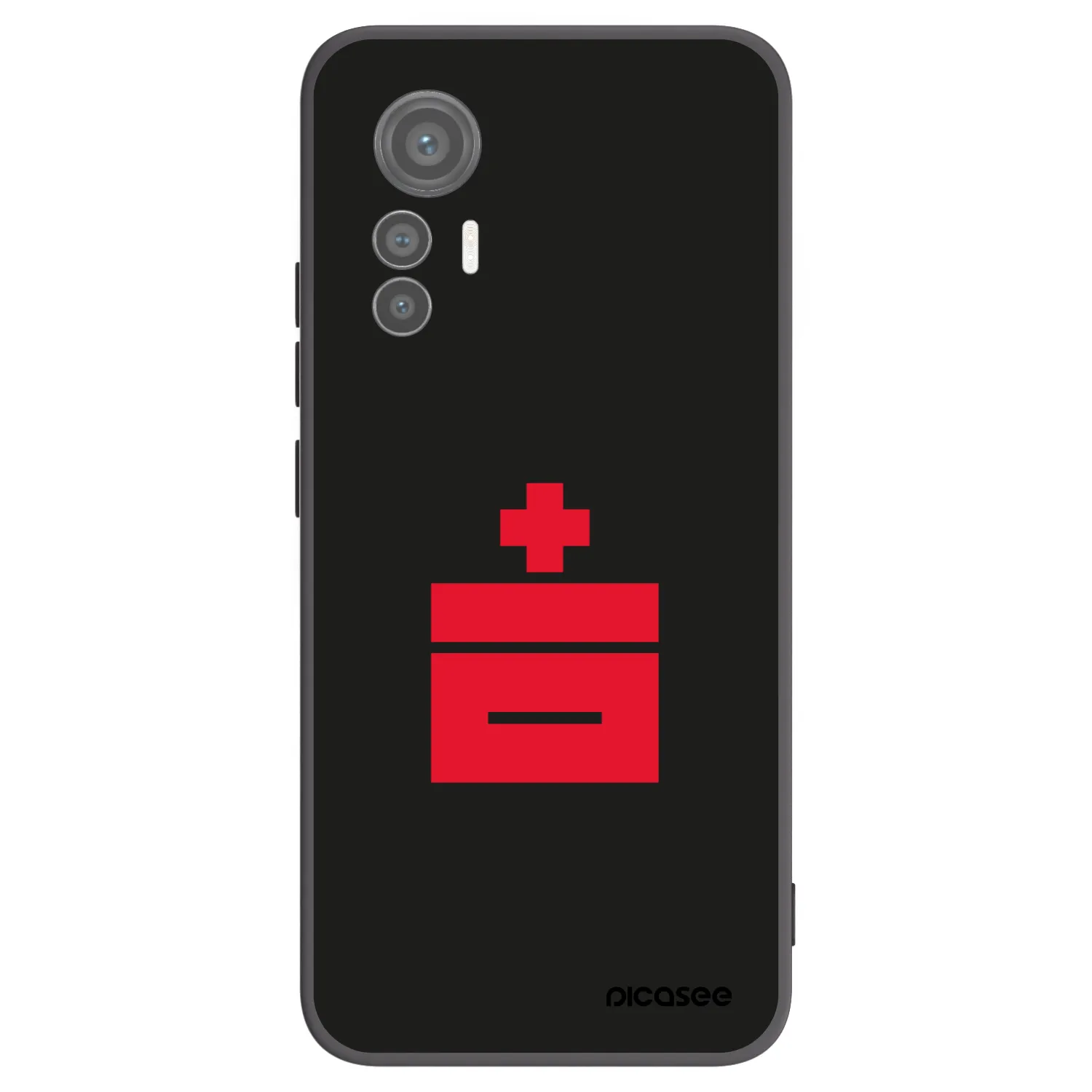 Picasee Xiaomi 12 Lite Hülle - Schwarzes Silikon - Le Plastenciaga