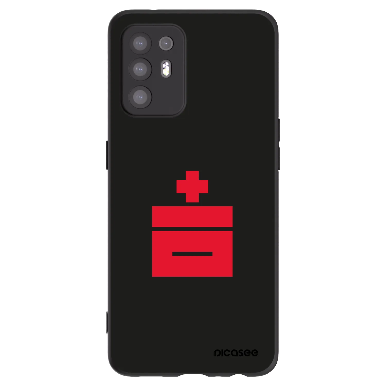 Picasee OPPO A94 5G Hülle - Schwarzes Silikon - Le Plastenciaga