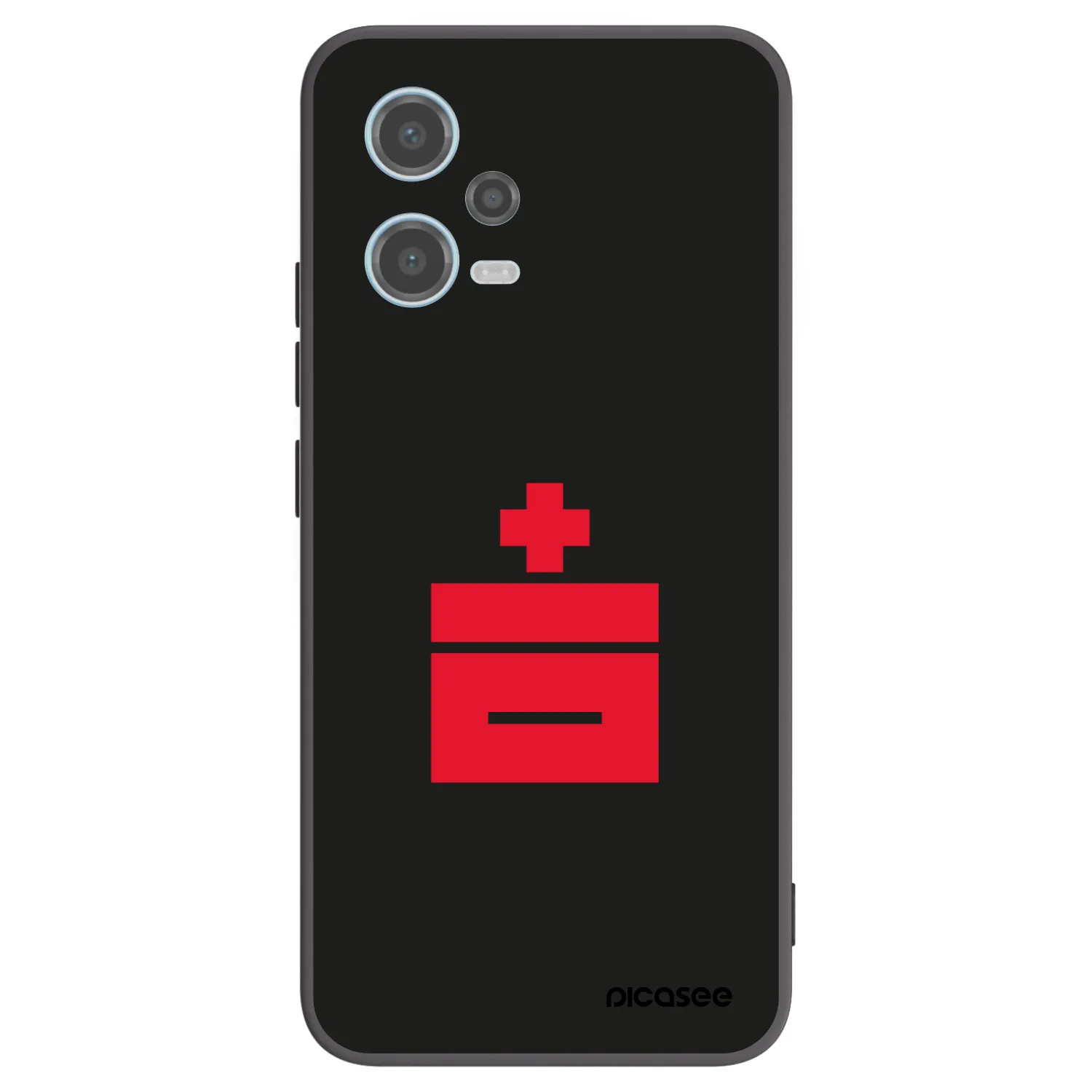 Picasee Xiaomi Redmi Note 12 5G Hülle - Schwarzes Silikon - Le Plastenciaga