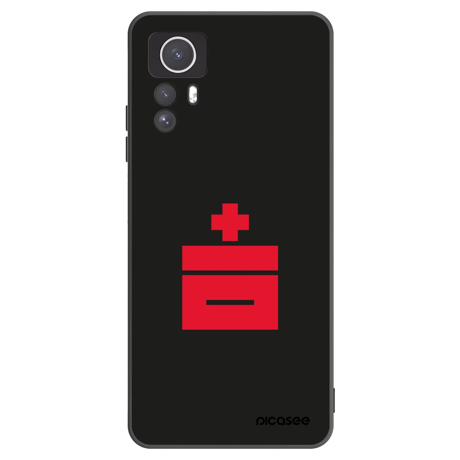 Picasee Xiaomi Redmi Note 12S Hülle - Schwarzes Silikon - Le Plastenciaga