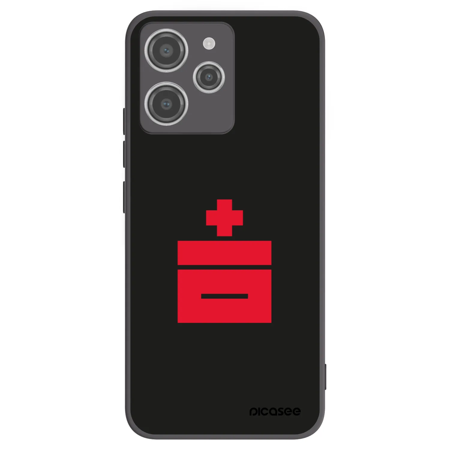 Picasee Xiaomi Redmi 12 4G Hülle - Schwarzes Silikon - Le Plastenciaga