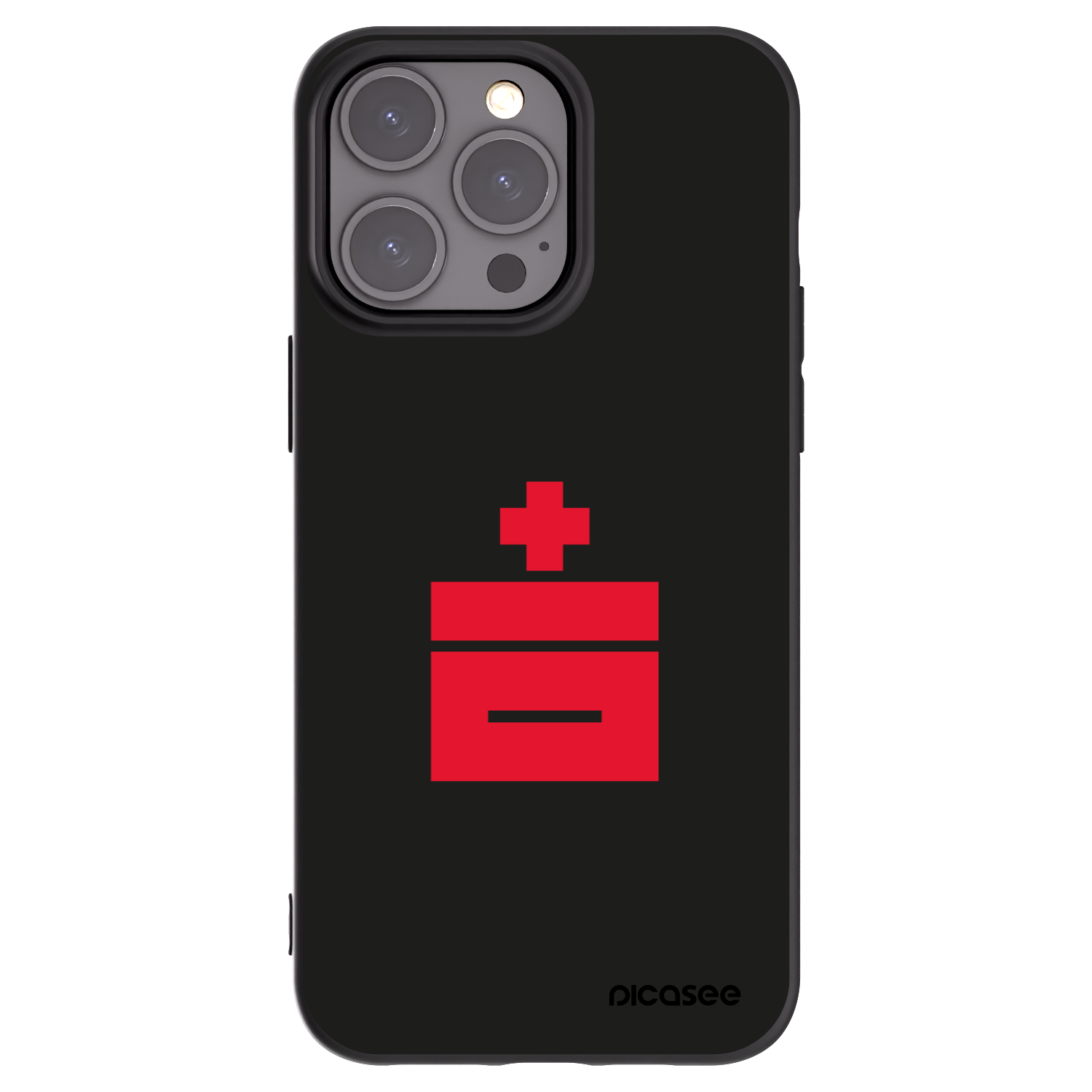 Picasee Apple iPhone 15 Pro Max Hülle - Schwarzes Silikon - Le Plastenciaga