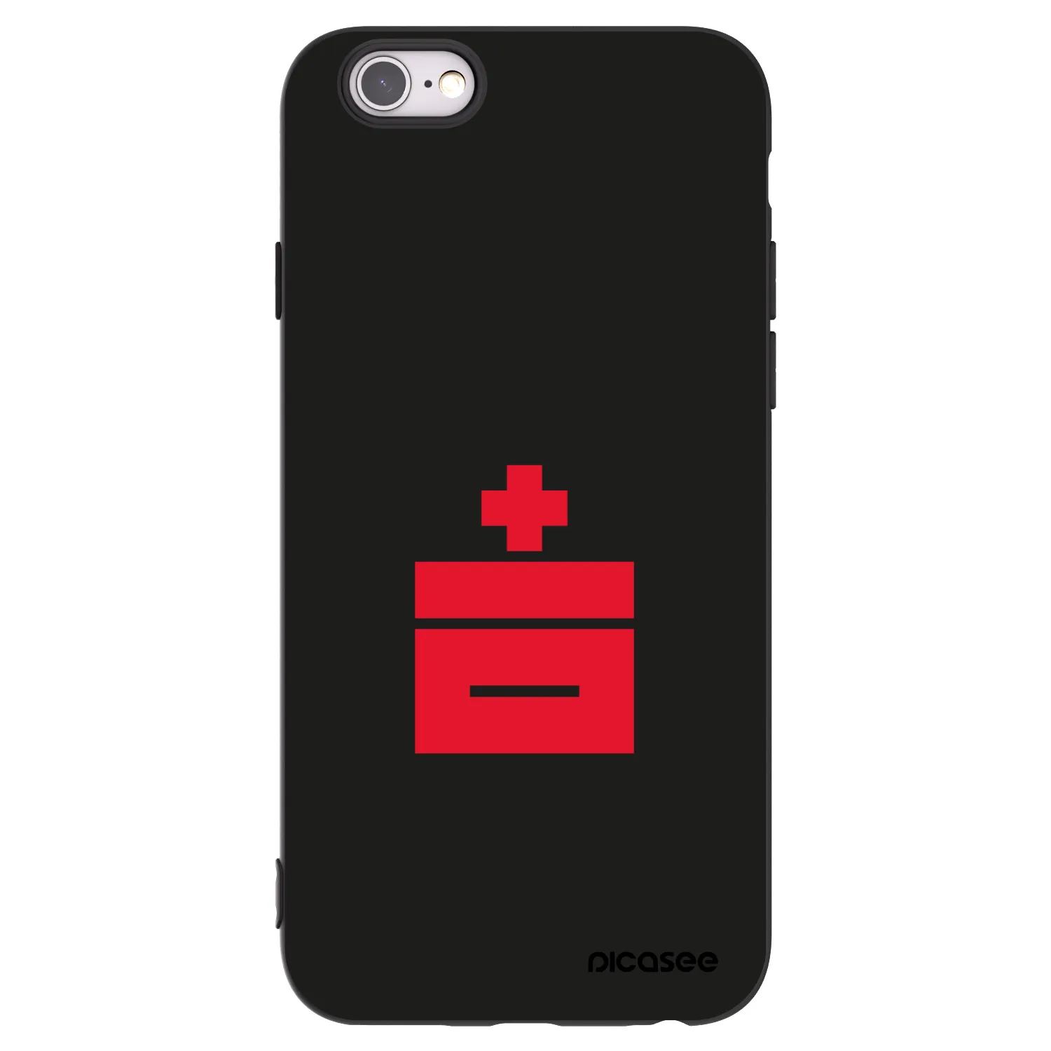 Picasee Apple iPhone 6/6S Hülle - Schwarzes Silikon - Le Plastenciaga