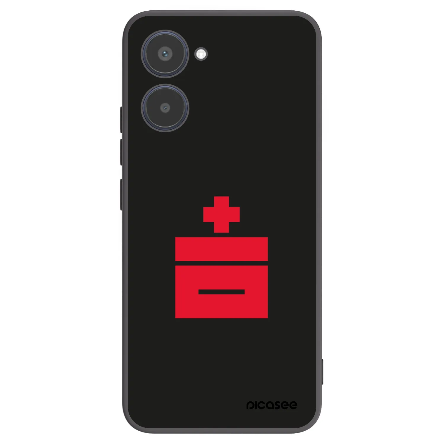 Picasee Realme 10 4G Hülle - Schwarzes Silikon - Le Plastenciaga