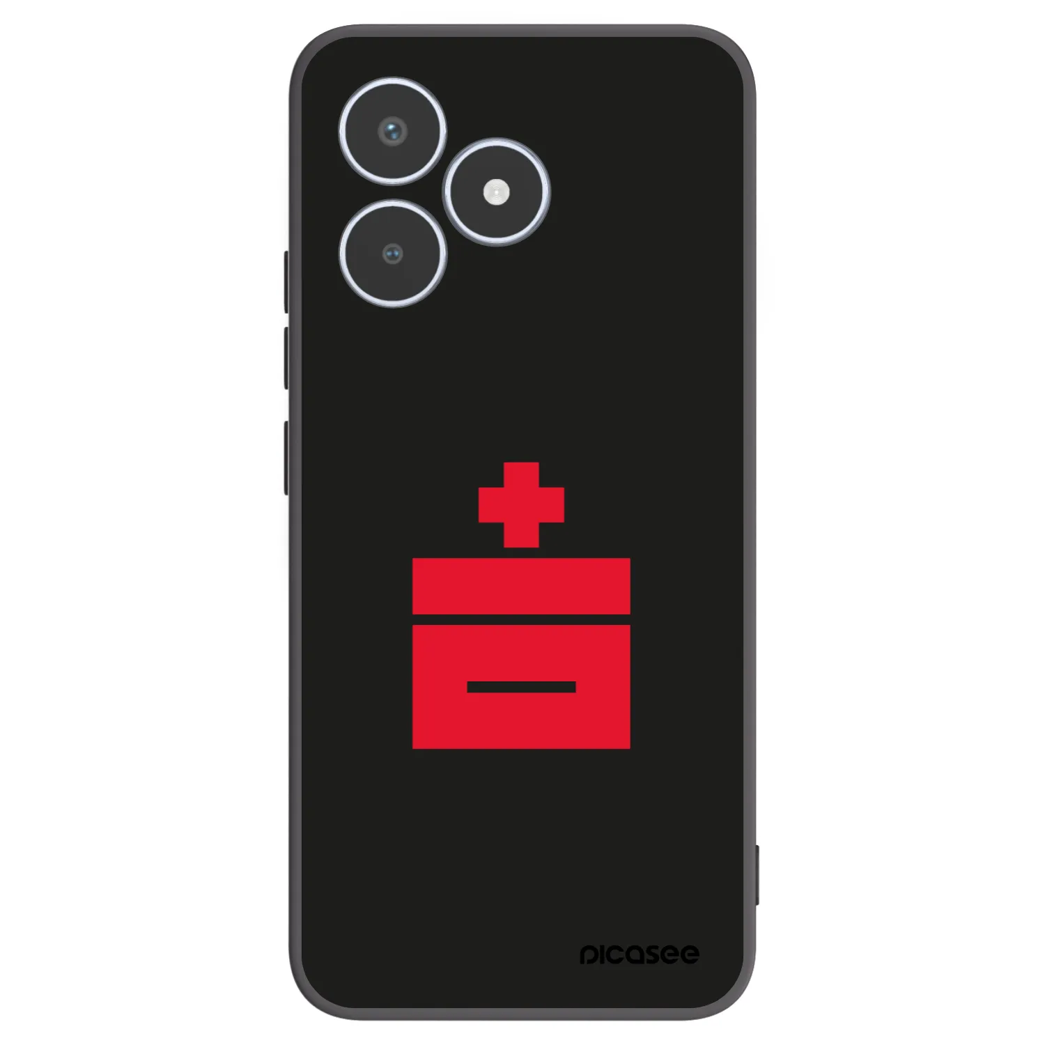 Picasee Realme C53 Hülle - Schwarzes Silikon - Le Plastenciaga