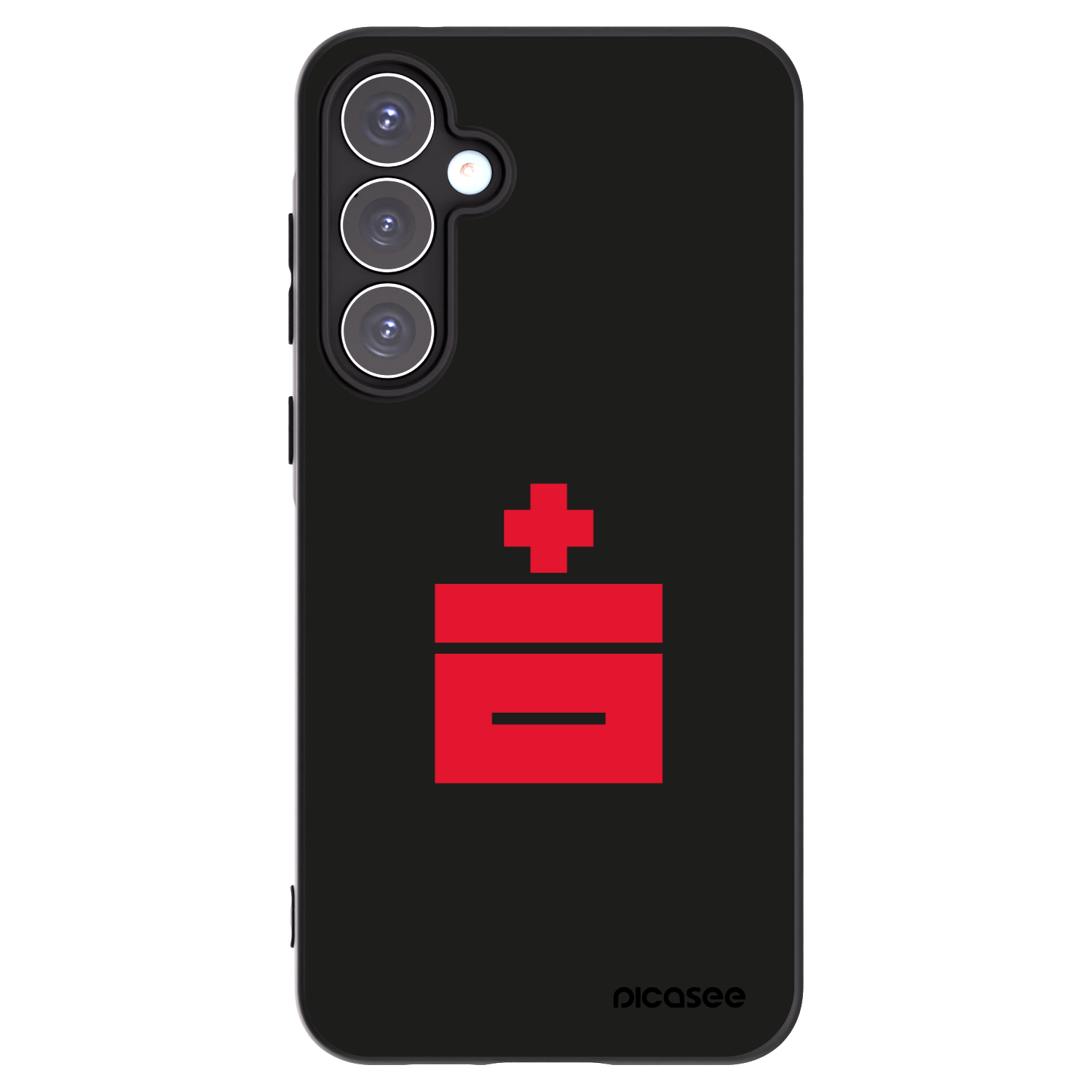 Picasee Samsung Galaxy A55 5G A556B Hülle - Schwarzes Silikon - Le Plastenciaga