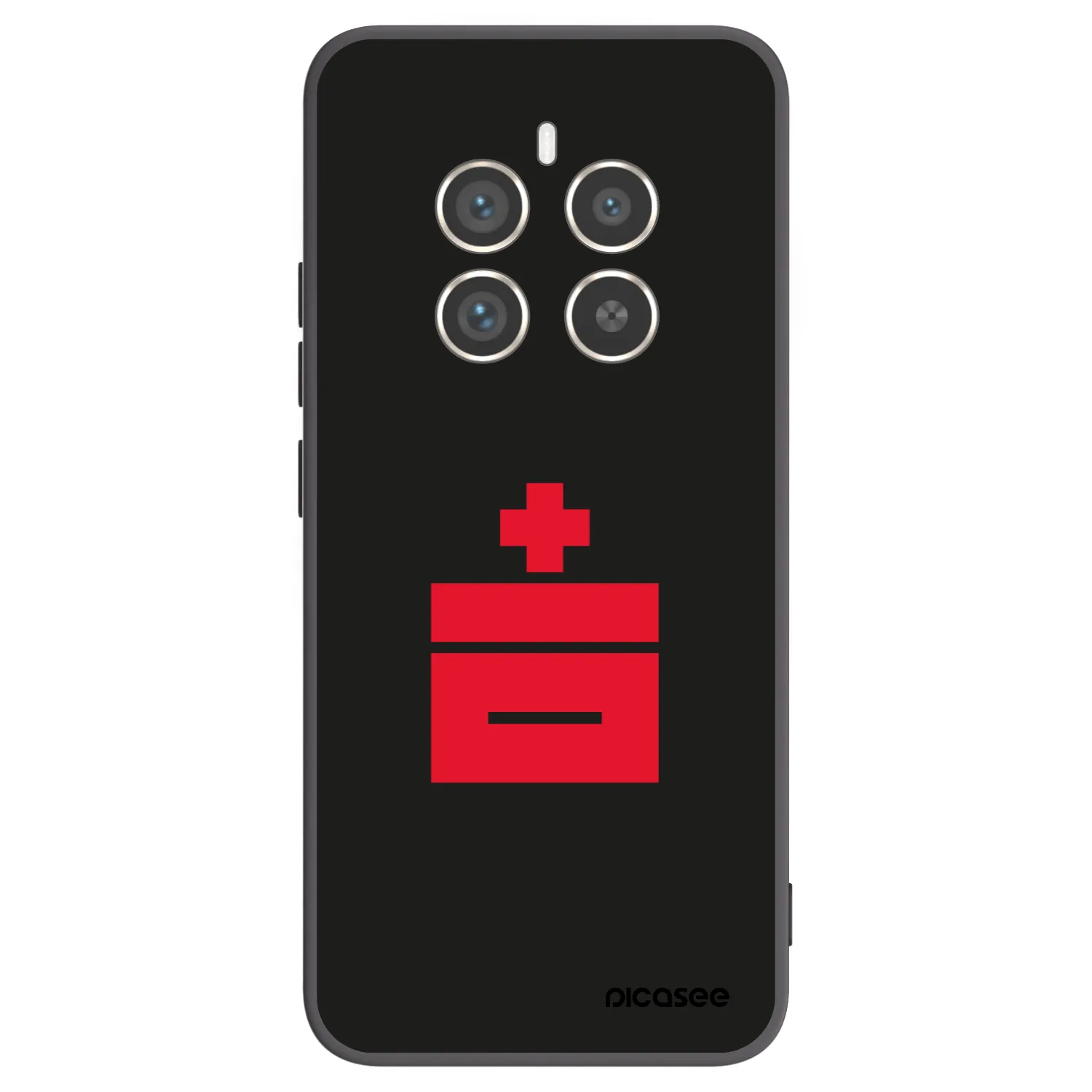 Picasee Realme 12 Pro 5G Hülle - Schwarzes Silikon - Le Plastenciaga