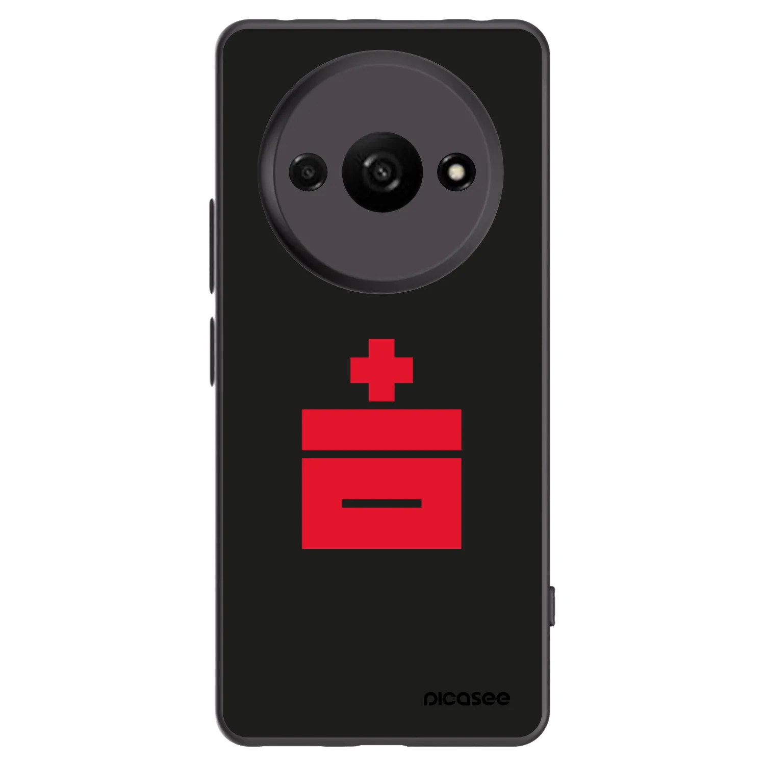 Picasee Xiaomi Redmi A3 Hülle - Schwarzes Silikon - Le Plastenciaga