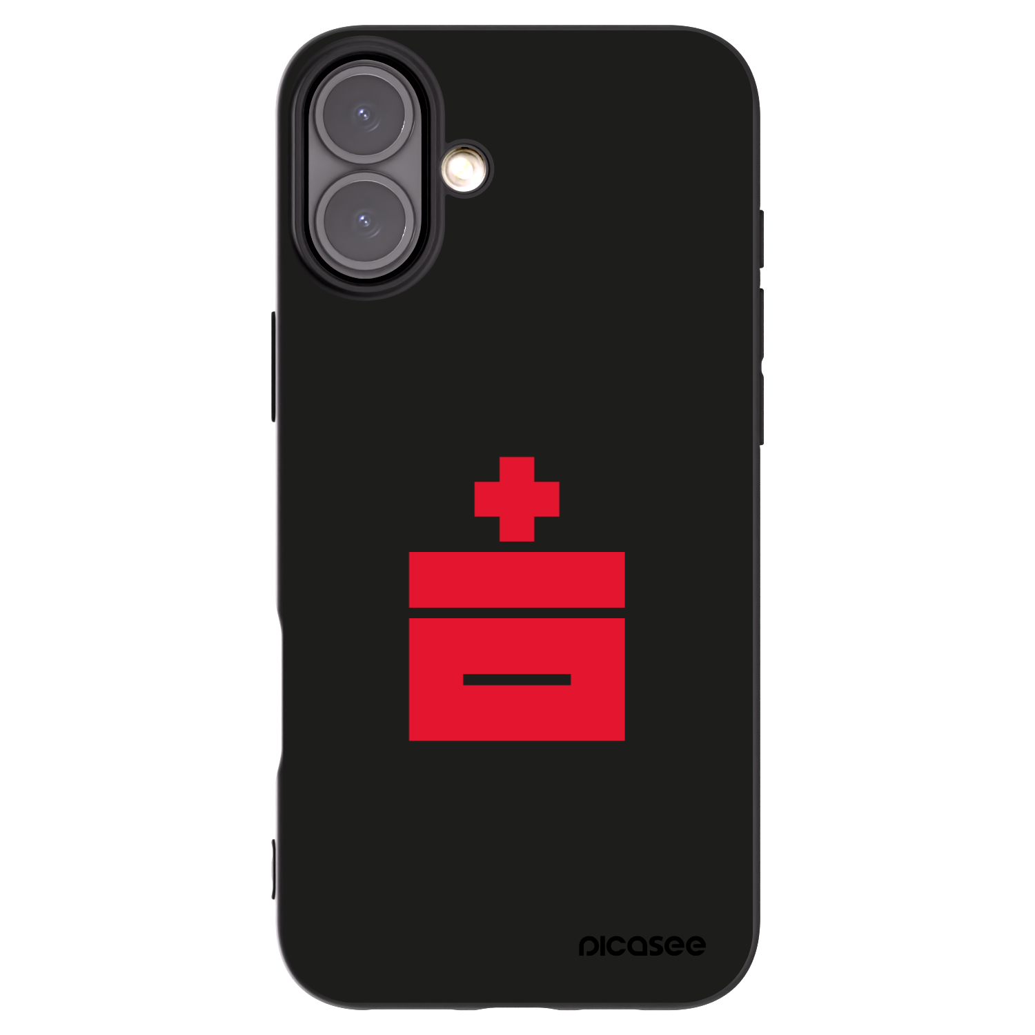 Picasee Apple iPhone 16 Plus Hülle - Schwarzes Silikon - Le Plastenciaga