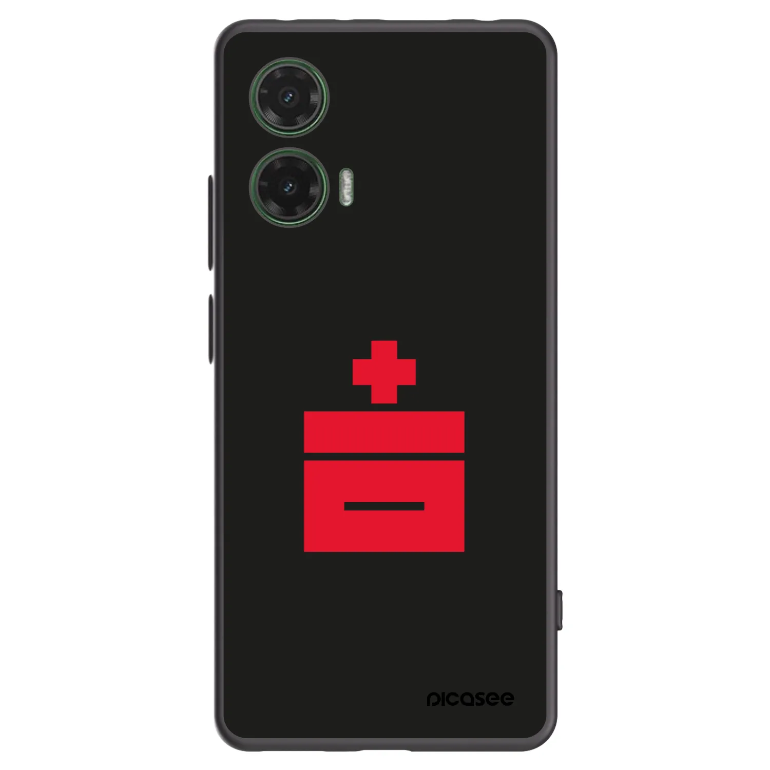 Picasee Motorola Moto G35 5G Hülle - Schwarzes Silikon - Le Plastenciaga