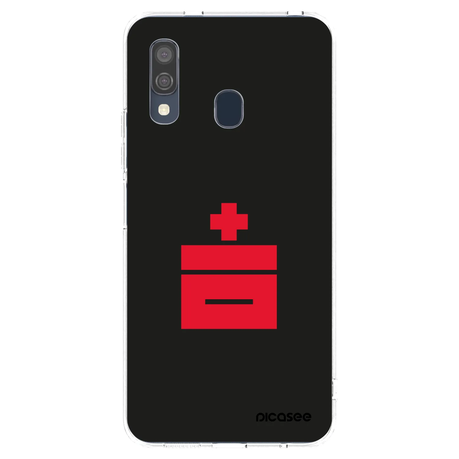 Picasee Samsung Galaxy A40 A405F Hülle - Transparentes Silikon - Le Plastenciaga