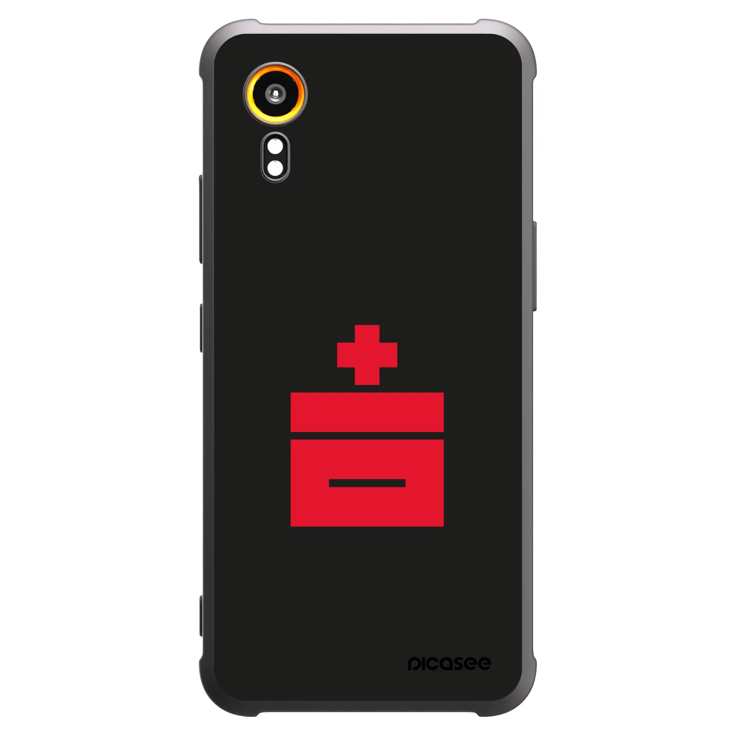 Picasee Samsung Galaxy Xcover 7 Hülle - Schwarzes Silikon - Le Plastenciaga
