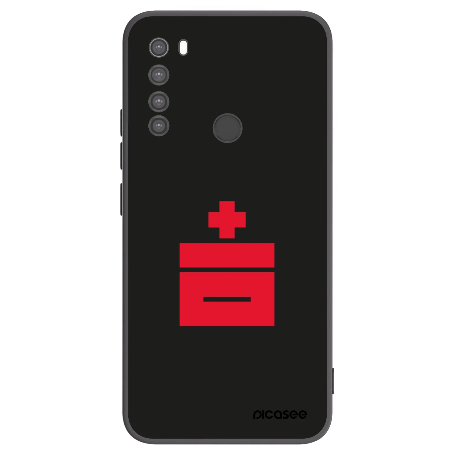 Picasee Xiaomi Redmi Note 8 Hülle - Schwarzes Silikon - Le Plastenciaga