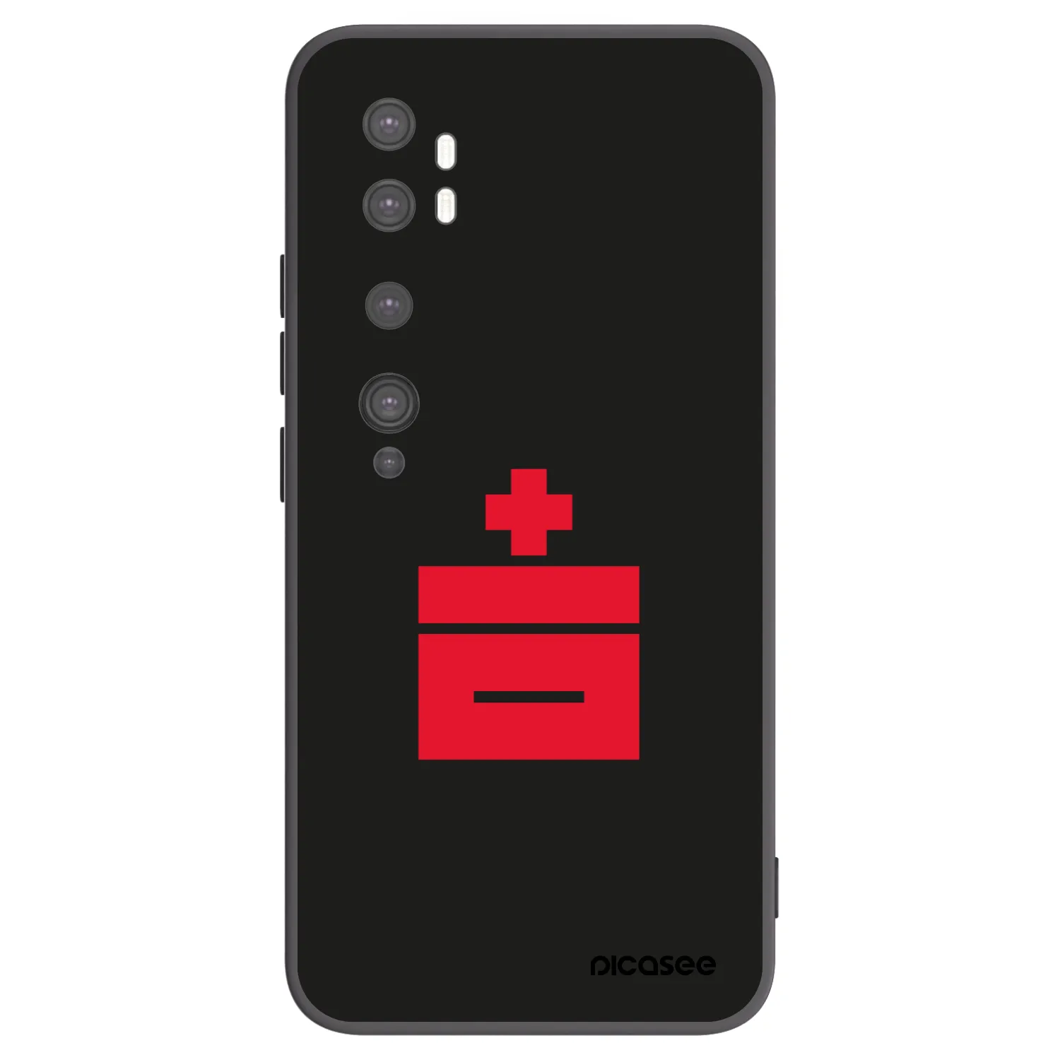 Picasee Xiaomi Mi Note 10 (Pro) Hülle - Schwarzes Silikon - Le Plastenciaga