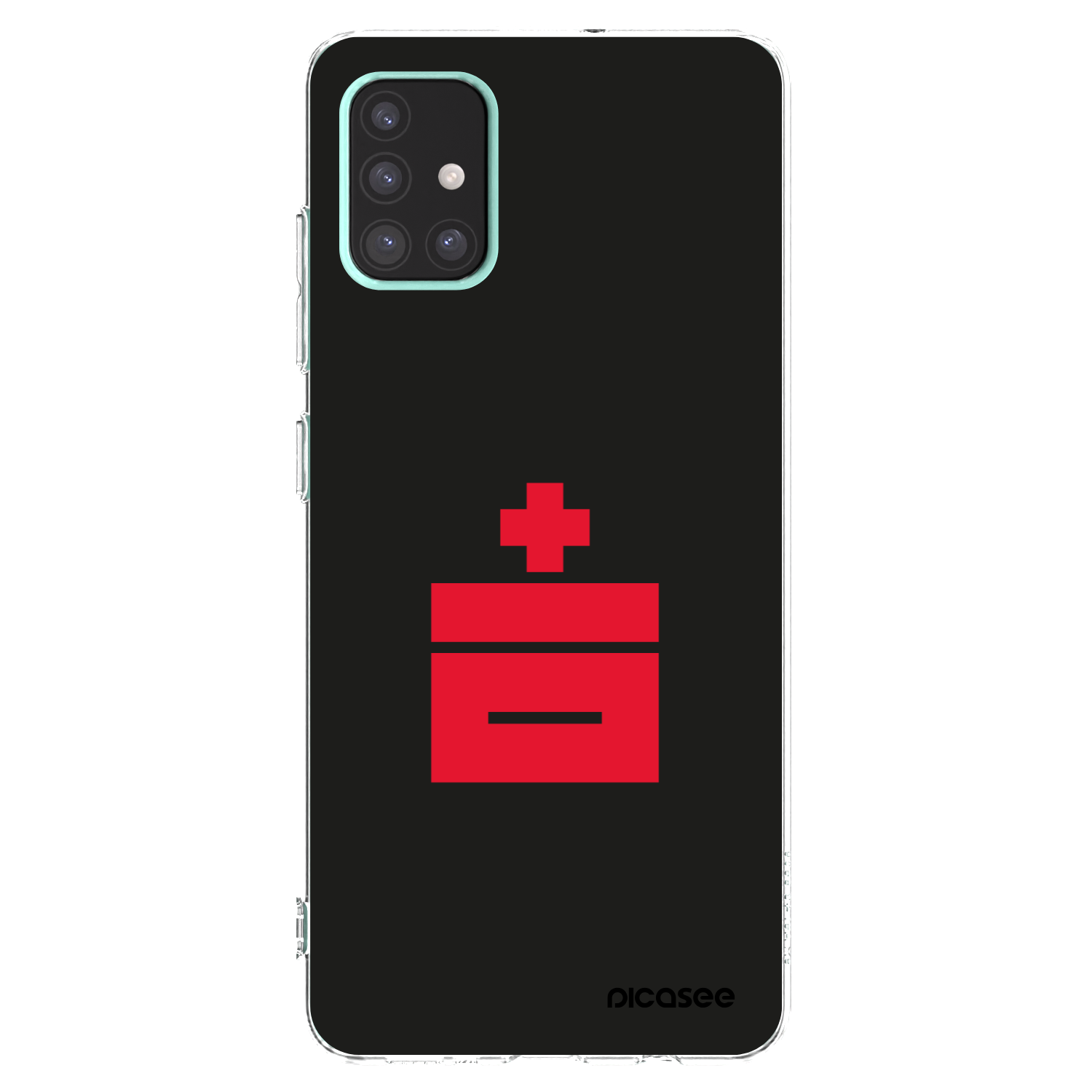 Picasee Samsung Galaxy A51 A515F Hülle - Transparentes Silikon - Le Plastenciaga