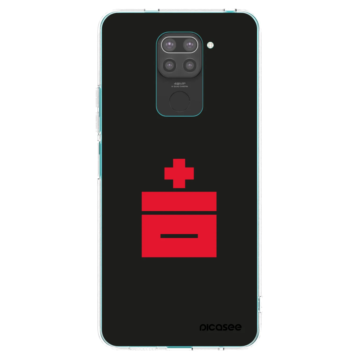 Picasee Xiaomi Redmi Note 9 Hülle - Schwarzes Silikon - Le Plastenciaga