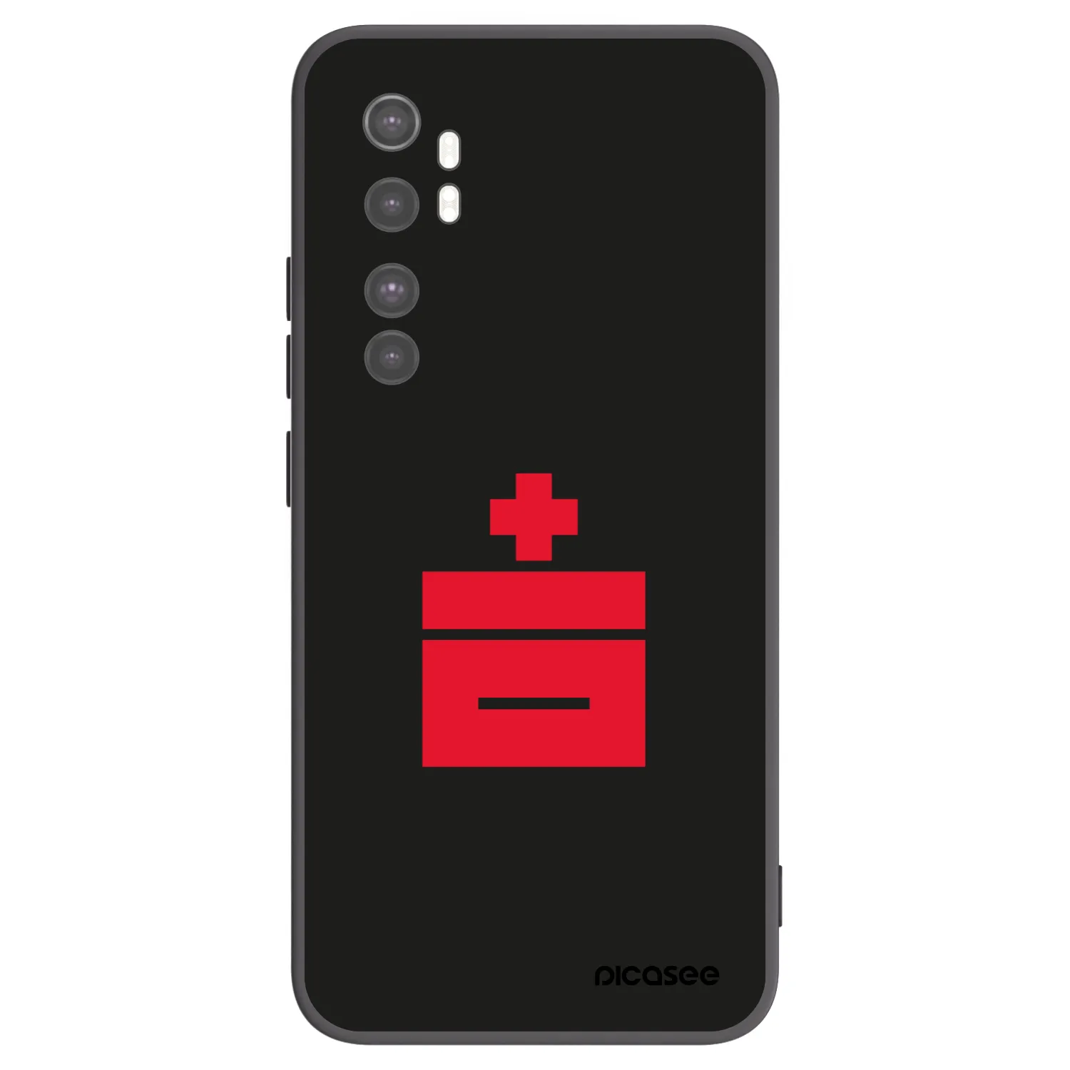Picasee Xiaomi Mi Note 10 Lite Hülle - Schwarzes Silikon - Le Plastenciaga