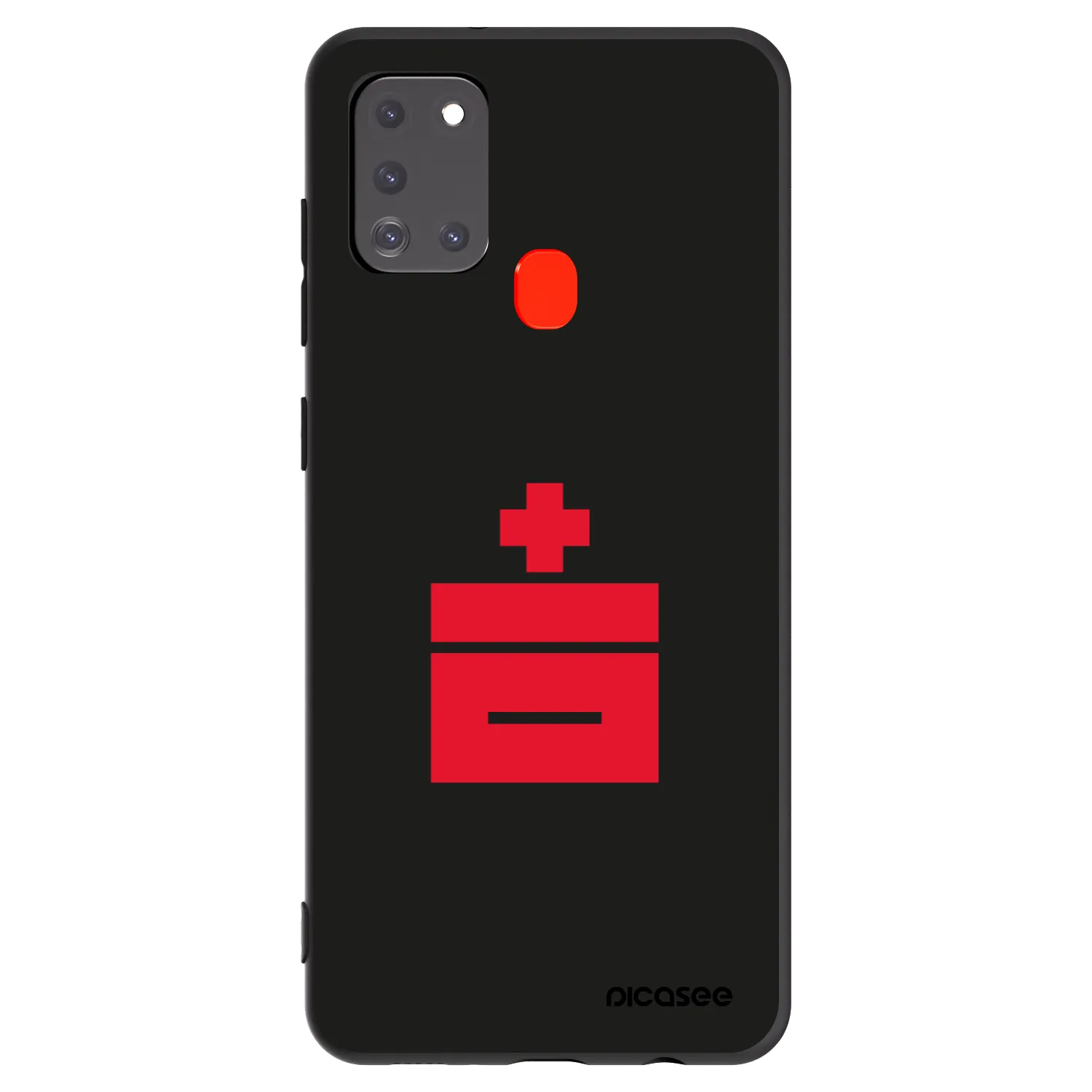 Picasee Samsung Galaxy A21s Hülle - Schwarzes Silikon - Le Plastenciaga
