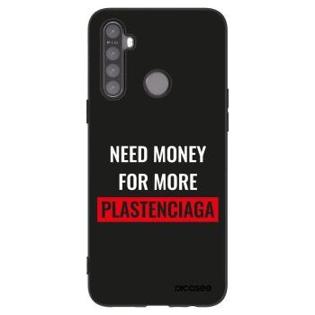 Picasee Realme 6i Hülle - Schwarzes Silikon - More PLASTENCIAGA
