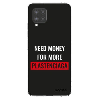 Picasee Samsung Galaxy A42 A426B Hülle - Transparentes Silikon - More PLASTENCIAGA