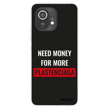 Picasee Xiaomi Mi 11 Hülle - Transparentes Silikon - More PLASTENCIAGA