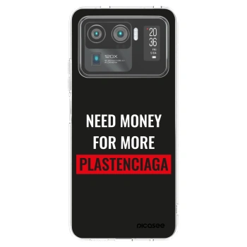 Picasee Xiaomi Mi 11 Ultra Hülle - Transparentes Silikon - More PLASTENCIAGA