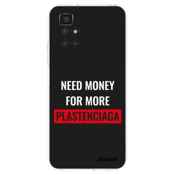 Picasee Xiaomi Redmi 10 Hülle - Transparentes Silikon - More PLASTENCIAGA