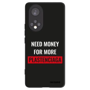 Picasee Honor 50 5G Hülle - Schwarzes Silikon - More PLASTENCIAGA