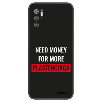 Picasee Xiaomi Poco M3 Pro 5G Hülle - Schwarzes Silikon - More PLASTENCIAGA