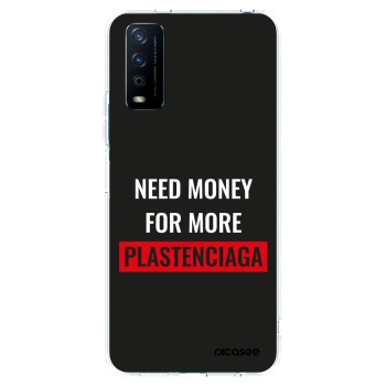 Picasee Vivo Y11s Hülle - Transparentes Silikon - More PLASTENCIAGA