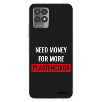 Picasee Realme 8i Hülle - Transparentes Silikon - More PLASTENCIAGA