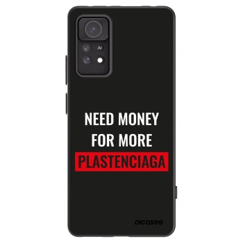 Picasee Xiaomi Redmi Note 11 Pro Hülle - Schwarzes Silikon - More PLASTENCIAGA