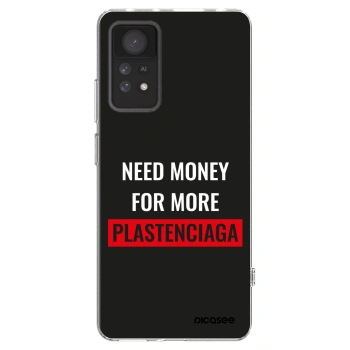 Picasee Xiaomi Redmi Note 11 Pro 5G Hülle - Transparentes Silikon - More PLASTENCIAGA