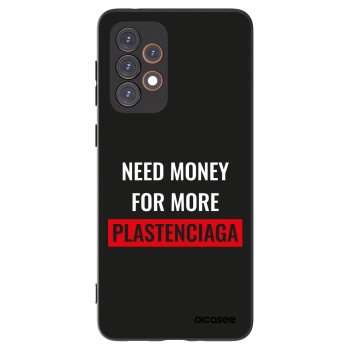 Picasee Samsung Galaxy A33 5G A336 Hülle - Schwarzes Silikon - More PLASTENCIAGA